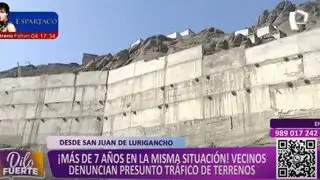 SJL: vecinos enfrentados por construcción de muro e instalación de tuberías