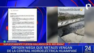 Empresa acusada de contaminar río Rímac se pronuncia: "Afirmaciones de Sedapal son infundadas"