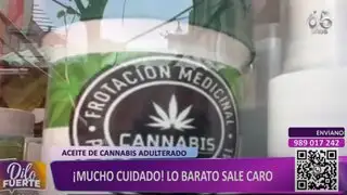 Vendedores ambulantes ofrecen productos falsos como aceite de cannabis