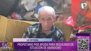 Hermanos ancianos viven en condiciones deplorables en La Victoria