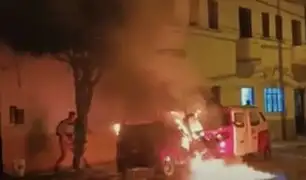 Breña: extorsionadores incendian mototaxi de familia que no habría pagado cupo de S/5