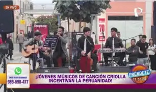 Día de la Canción Criolla: jóvenes del Callao incentivan la celebración de esta festividad