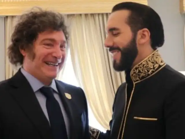 Nayib Bukele sobre Javier Milei en su visita a Argentina: "Lo considero mi amigo”