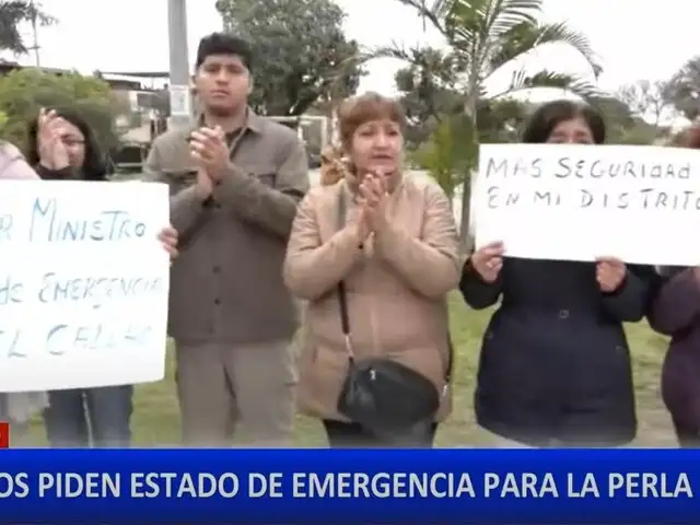 Callao: residentes de La Perla exigen estado de emergencia por aumento de delincuencia