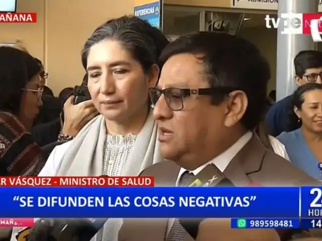 César Vásquez sobre baja aprobación del gobierno: "Se dinfunden mucho las cosas negativas"