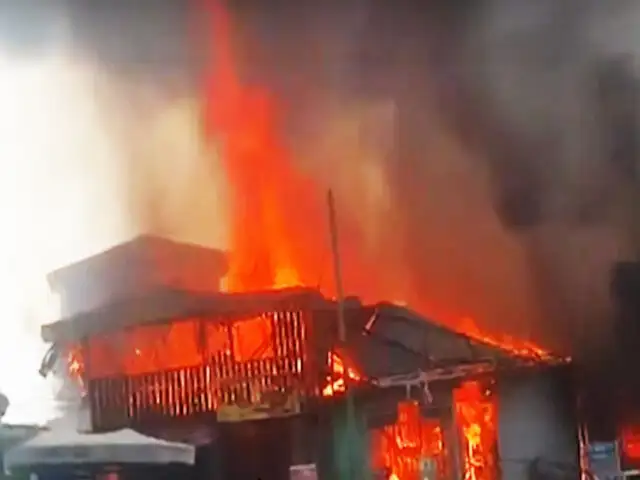 Quema de pastizales habría sido la causa de voraz incendio en Madre de Dios