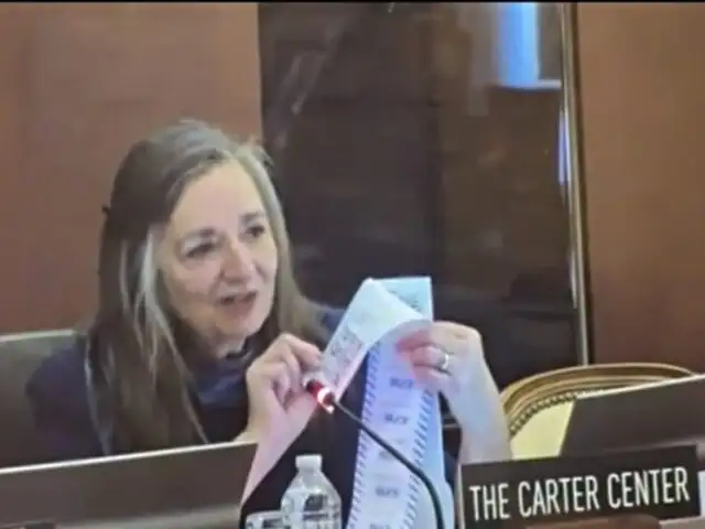 Centro Carter presenta ante la OEA actas originales de las recientes elecciones en Venezuela