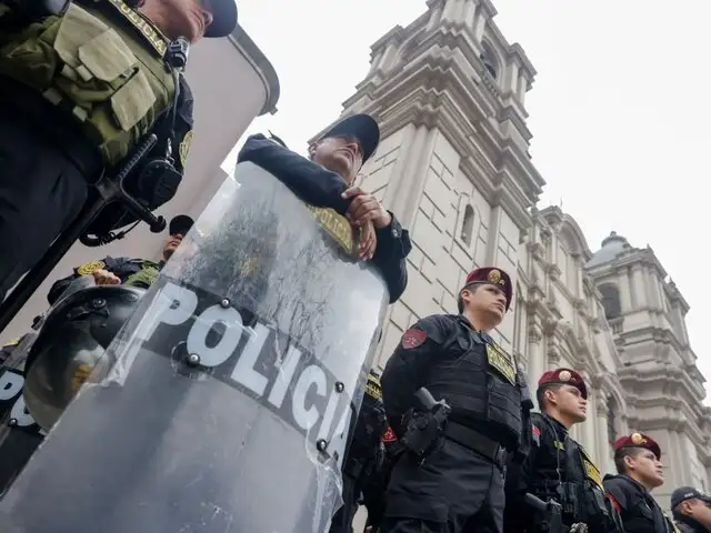 Señor de los Milagros: más de 6 mil policías resguardarán procesión de Cristo Morado