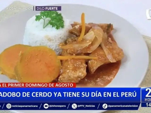 Midagri declara el primer domingo de agosto como Día del Adobo de Cerdo