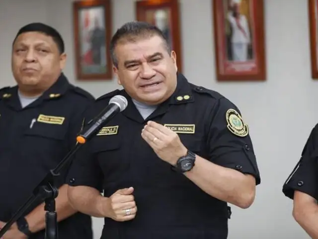 General Arriola afirma que la PNP "sueña" con la captura de Vladimir Cerrón