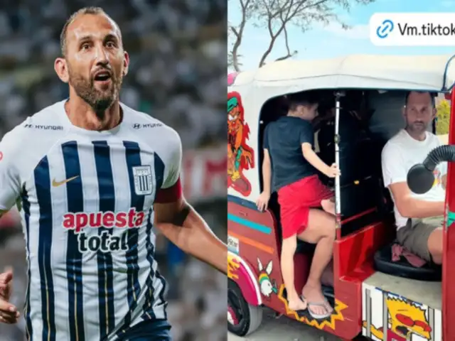 Hernán Barcos se vuelve viral manejando mototaxi durante sus vacaciones en Ica