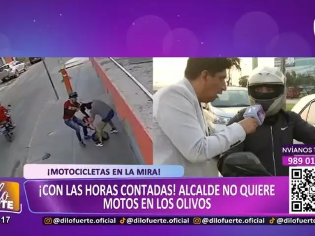 Alcalde de Los Olivos propone restricción de motos en el distrito: Motociclistas opinan