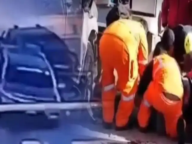 Dos mineros perdieron la vida tras ser embestidos por una camioneta en La Oroya