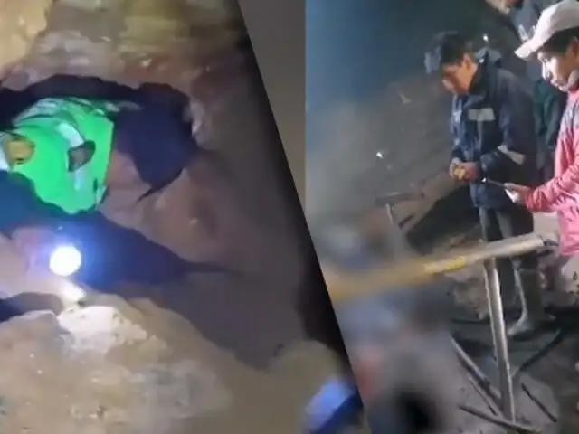 Dos trabajadores fallecen asfixiados en la profundidad de un socavón de minería ilegal