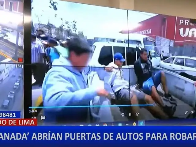 Capturan a banda que asaltaba en medio del tráfico en avenidas del centro de Lima