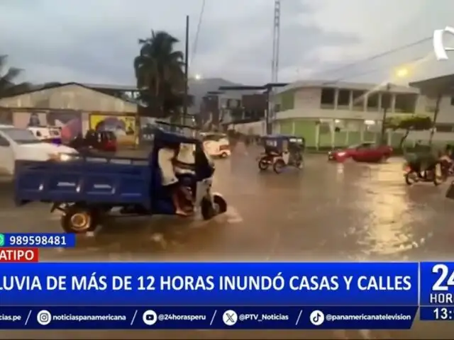 Intensas lluvias causan inundaciones y estragos en varias regiones del país