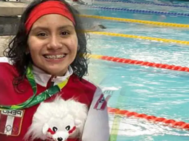 Peruana Yasmin Silva logra medalla de plata en Sudamericano Absoluto de natación en Colombia