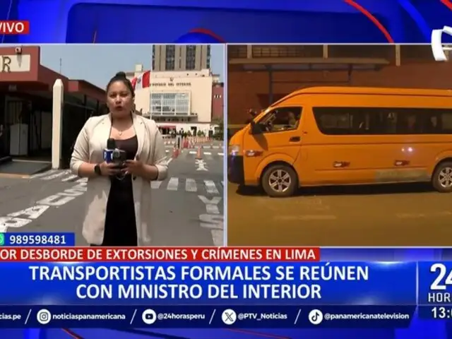 Transportistas formales exigen medidas de seguridad en reunión con el Ministro del Interior