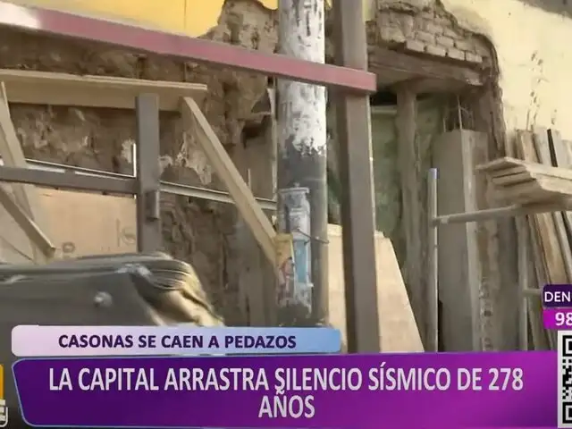 Casonas en Lima generan alarma: Vecinos temen su caída ante un fuerte sismo