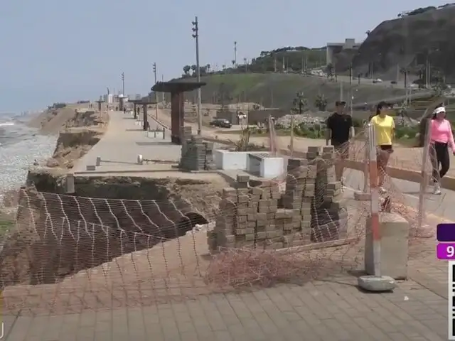 Vereda de malecón playa Marbella es un peligro para transeúntes