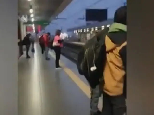 Paro del 10 de octubre: reportan demoras en estación Atocongo del Metro de Lima