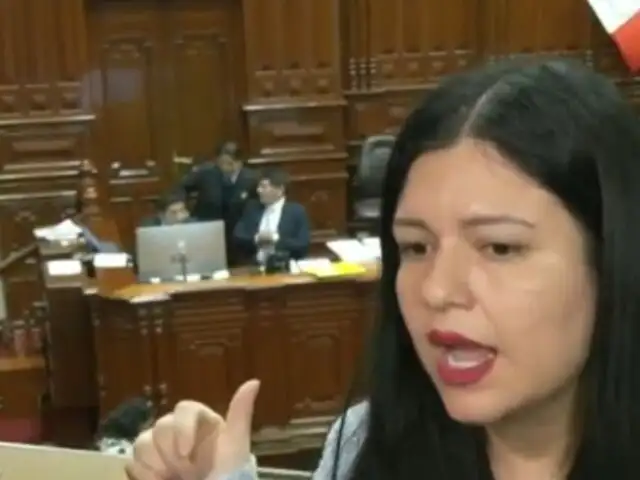 Congresista Ariana Orué denuncia ser víctima de reglaje: “tengo que usar chaleco antibalas en mi propio barrio”