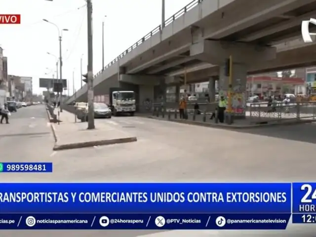 Paro de transportistas y comerciantes: situación actual en San Juan de Miraflores