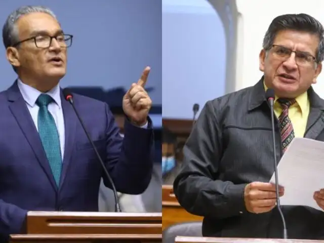 Congresistas Aguinaga y Echevarría protagonizan acalorada discusión por Alberto Fujimori