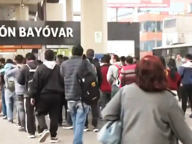 Con presencia policial: Estación Bayóbar opera con normalidad en el segundo día de paro de transportistas