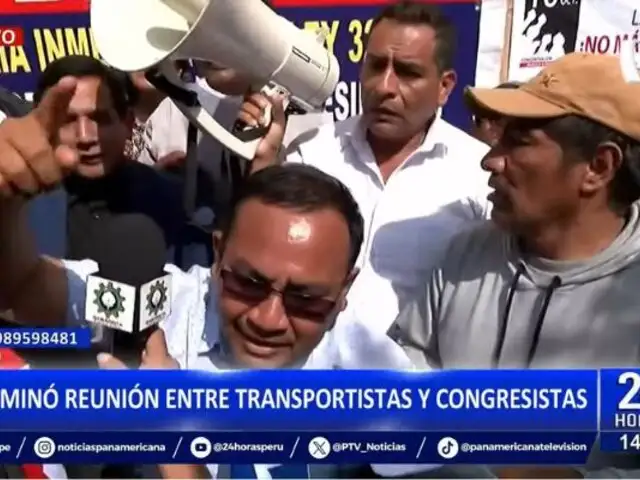 Tras reunión entre transportistas y congresistas: Aún no hay acuerdo para levantar el paro