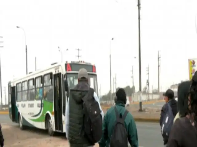 Segundo día de paro en Lima Norte: transportistas salieron a trabajar pese al temor