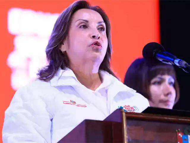 Presidenta Dina Boluarte pide dejar atrás las diferencias y unirnos para erradicar la delincuencia