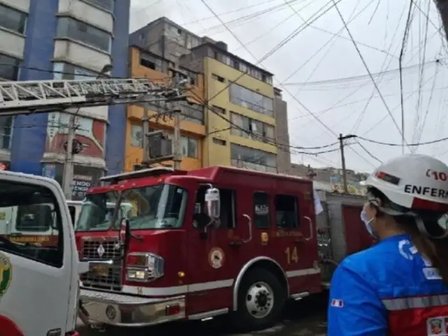 Galería en Gamarra en llamas: comerciantes temen grandes pérdidas por incendio