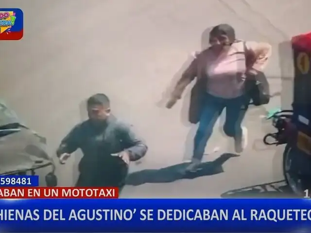 Capturan a 'Las Hienas', peligrosa banda de asaltantes en El Agustino