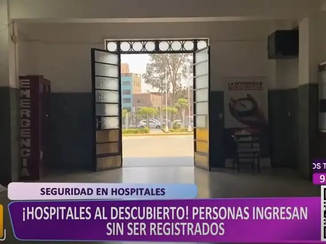 Cámaras de ‘Dilo Fuerte’ exponen fallas de seguridad en hospitales de la capital