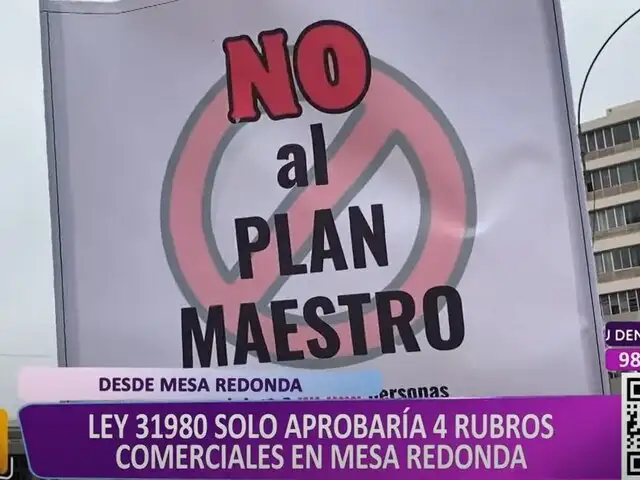 Comerciantes de Mesa Redonda rechazan ley que limita el comercio a solo cuatro rubros