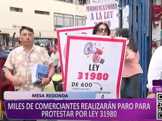 Mesa Redonda cierra para marchar contra ley que limita el comercio