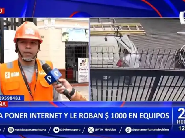 Breña: Trabajador acude por instalación de internet y le roban mil dólares en equipos