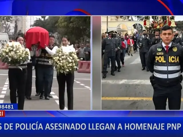 Rinden homenaje a suboficial asesinado en Barrios Altos