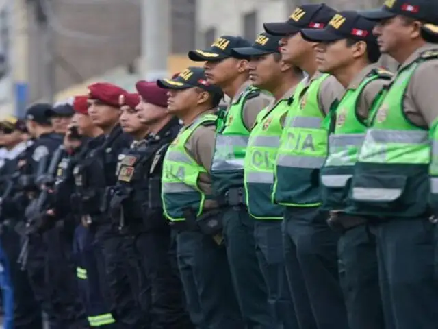 Proponen extender servicio de policías hasta los 65 años para enfrentar inseguridad en Perú