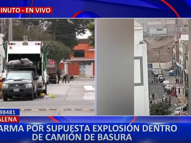 Magdalena: alarma por explosión dentro de camión de basura