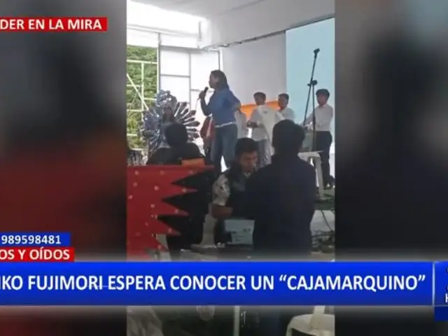 Keiko Fujimori no le cierra las puertas al amor: "Puedo conocer a algún cajamarquino"