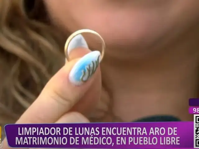 Pueblo Libre: joven encuentra anillo de matrimonio perdido y busca a su dueño