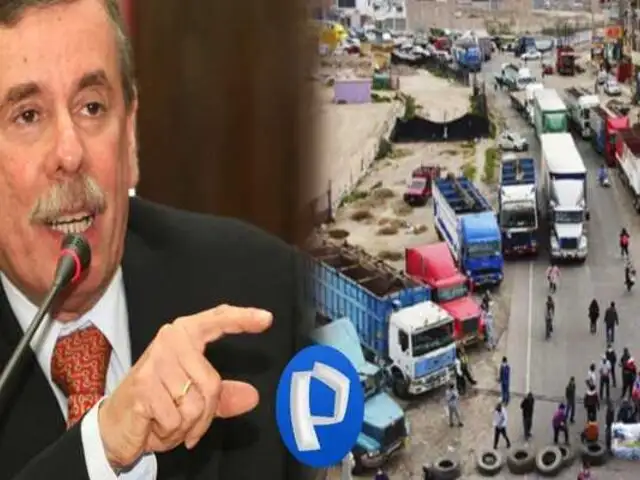 Fernando Rospigliosi denuncia trasfondo político en el paro de transportistas