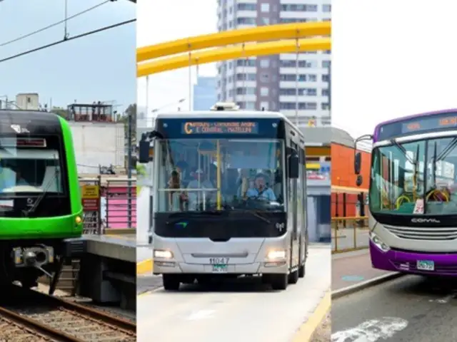 Metropolitano y Metro de Lima operarán este miércoles desde las 5 a.m. ante paro de transportistas