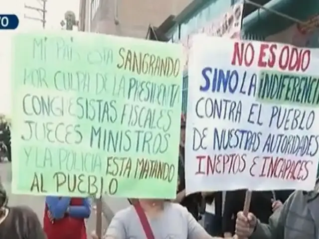 Mercado 27 de Octubre en SJM se suma al paro y marcha hacia el Congreso: "Si no hay solución, seguiremos"