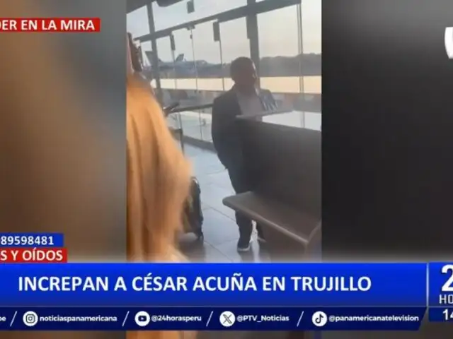 Increpan a César Acuña por viaje a Emiratos Árabes: "Te vas a ir al infierno"