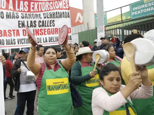 Puente Piedra: comerciantes del mercado Huamantanga realizan cacerolazo y exigen mayor seguridad