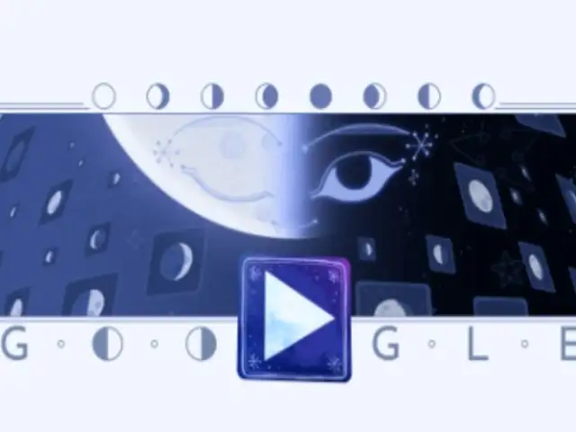 Google celebra la última media luna de octubre con un doodle interactivo