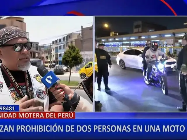 Motociclistas rechazan ley que prohíbe pasajeros en motos: "No reducirá la criminalidad"